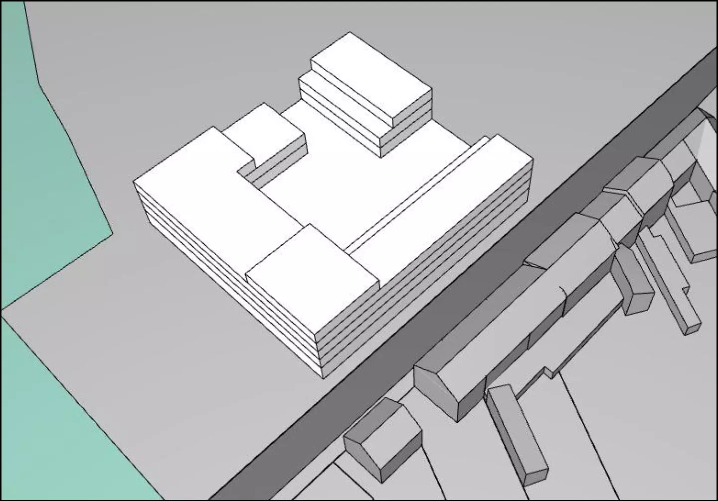 Ein Betonklotz in Willich Betonklotz Bahnstrasse