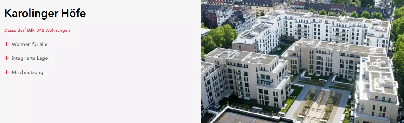 Karolinger Bauprojekt von bpd in Düsseldorf Karolinger bpd Düsseldorf